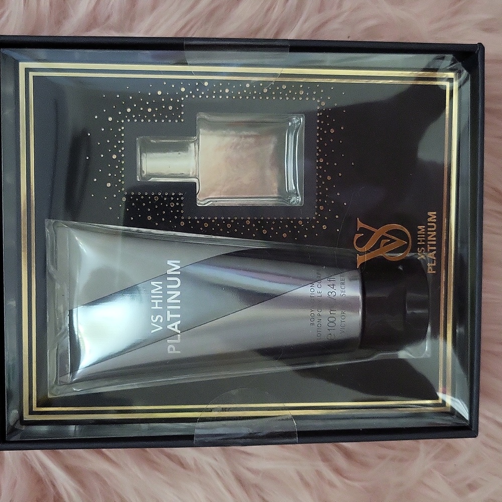 Brand New VICTORIA'S SECRET HIM PLATINUM FRAGRANCE BODY LOTION **NOTE**
